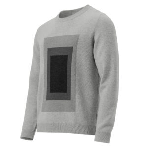 A Sizes – Light – Jacquard Knitted crew neck sweater