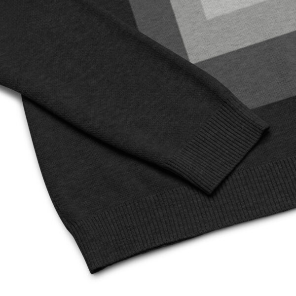 A Sizes - Dark - Jacquard Knitted crew neck sweater - Image 3