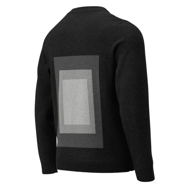 A Sizes - Dark - Jacquard Knitted crew neck sweater - Image 2