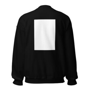 A4 - Black Sweater - Solid White
