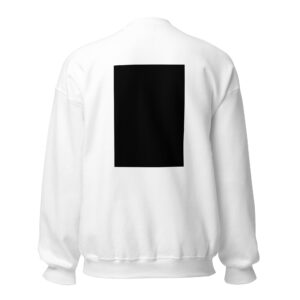 A4 - White Sweater - Solid Black