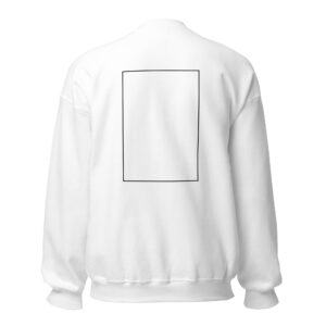 A4 - White Sweater - White Outline