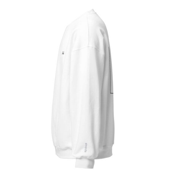 A4 - White Sweater - White Outline - Image 3