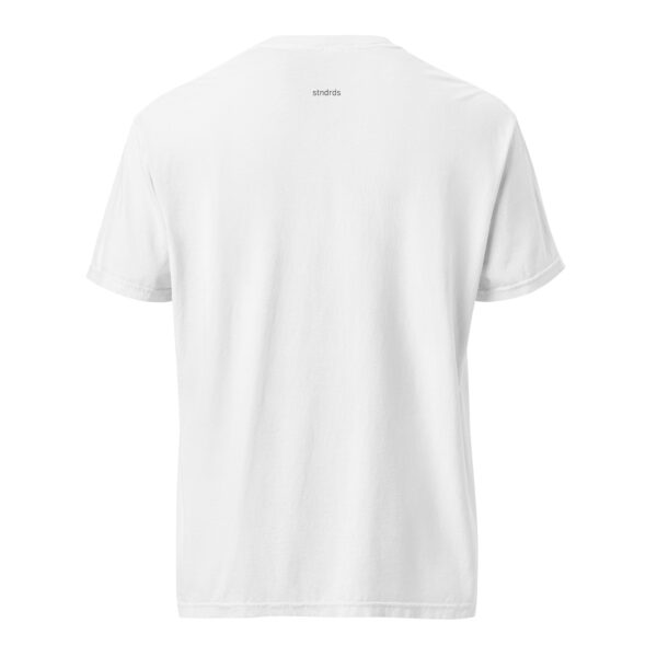 A4 - Solid Black - White Heavyweight t-shirt - Image 3