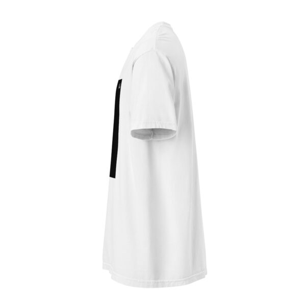 A4 - Solid Black - White Heavyweight t-shirt - Image 2