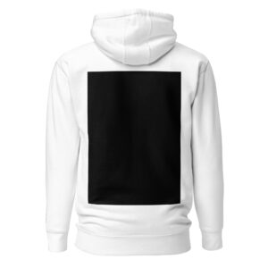 A3 White Hoodie - Solid Black