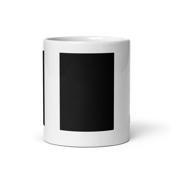 A8 - Solid Black - White Glossy Mug - Image 3