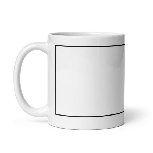A7 - Black Outline - White Glossy Mug - Image 2