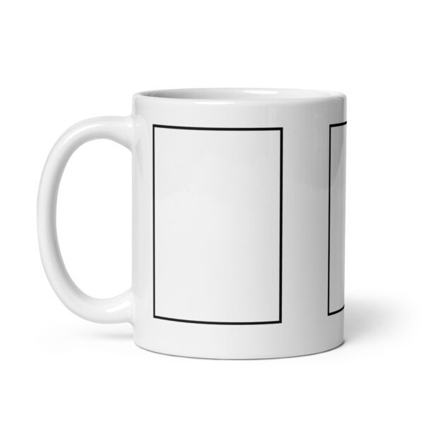 A8 - Black Outline - White Glossy Mug - Image 2