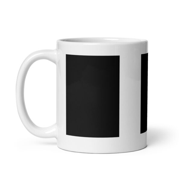 A8 - Solid Black - White Glossy Mug - Image 2